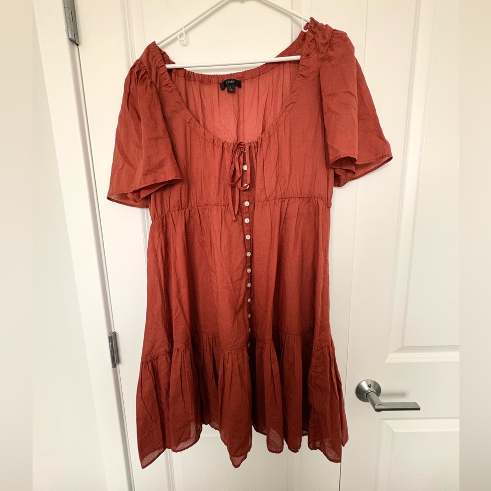 J. Crew Rust Mini Dress